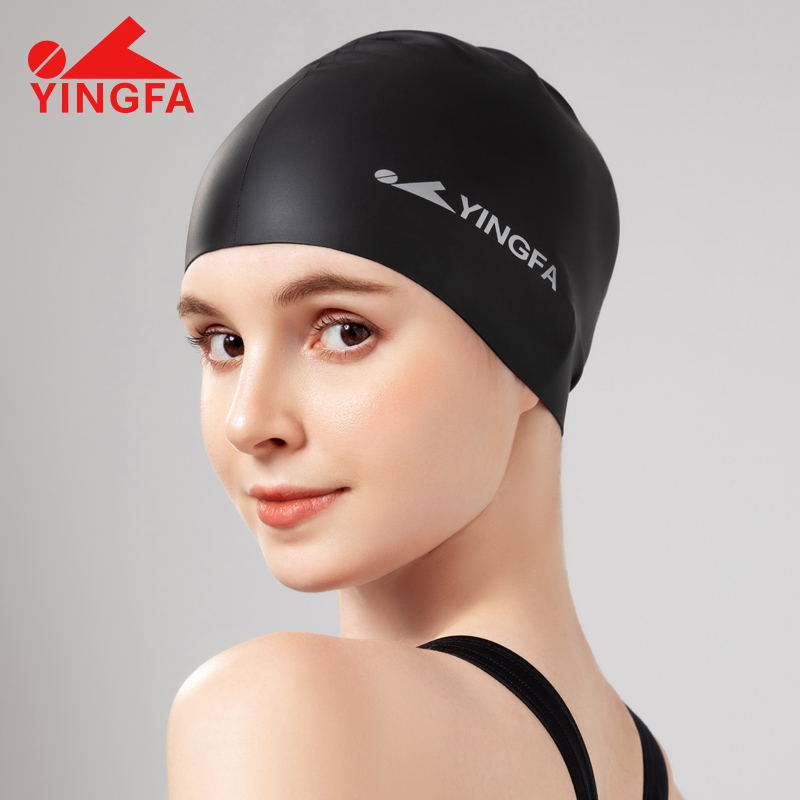 Yingfa Silicone Swim Cap for Adults – Ear Protection, Extra-Large, Stretchy & Comfortable
