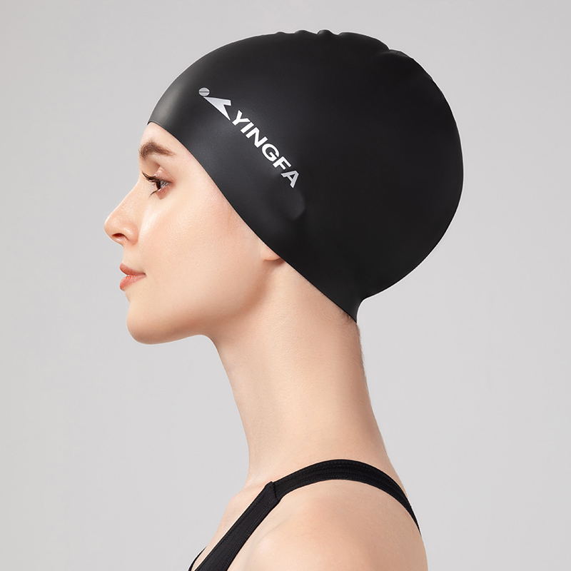 Yingfa Silicone Swim Cap for Adults – Ear Protection, Extra-Large, Stretchy & Comfortable