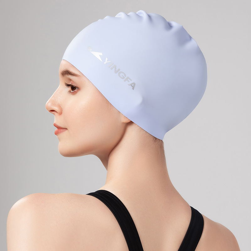Yingfa Silicone Swim Cap for Adults – Ear Protection, Extra-Large, Stretchy & Comfortable