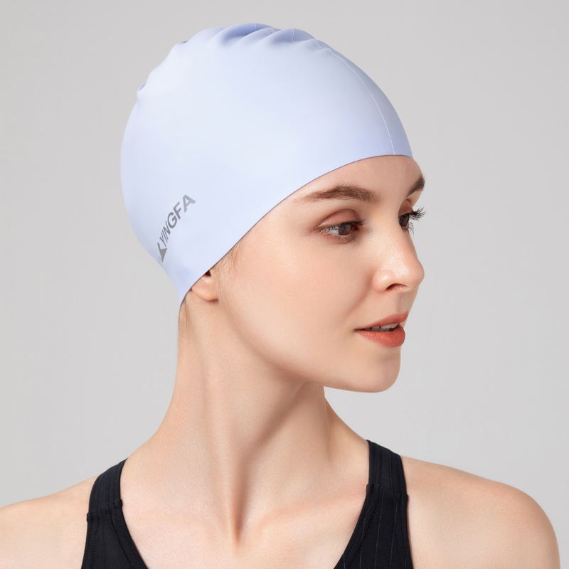 Yingfa Silicone Swim Cap for Adults – Ear Protection, Extra-Large, Stretchy & Comfortable