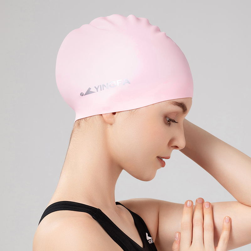 Yingfa Silicone Swim Cap for Adults – Ear Protection, Extra-Large, Stretchy & Comfortable