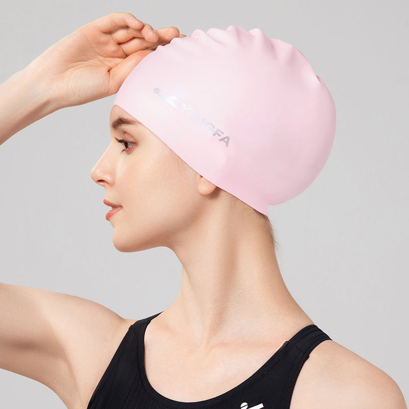 Yingfa Silicone Swim Cap for Adults – Ear Protection, Extra-Large, Stretchy & Comfortable