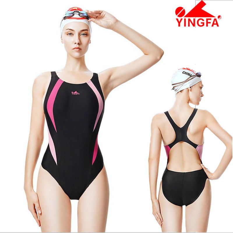 YINGFA Women's One-Piece Racing Swimsuit Y657 Professional Competitive Swimwear for Training & Racing