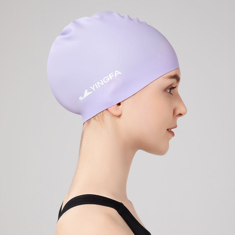 Yingfa Silicone Swim Cap for Adults – Ear Protection, Extra-Large, Stretchy & Comfortable