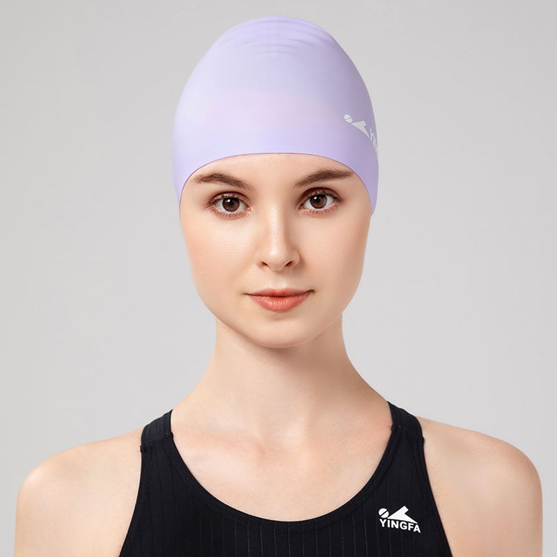 Yingfa Silicone Swim Cap for Adults – Ear Protection, Extra-Large, Stretchy & Comfortable