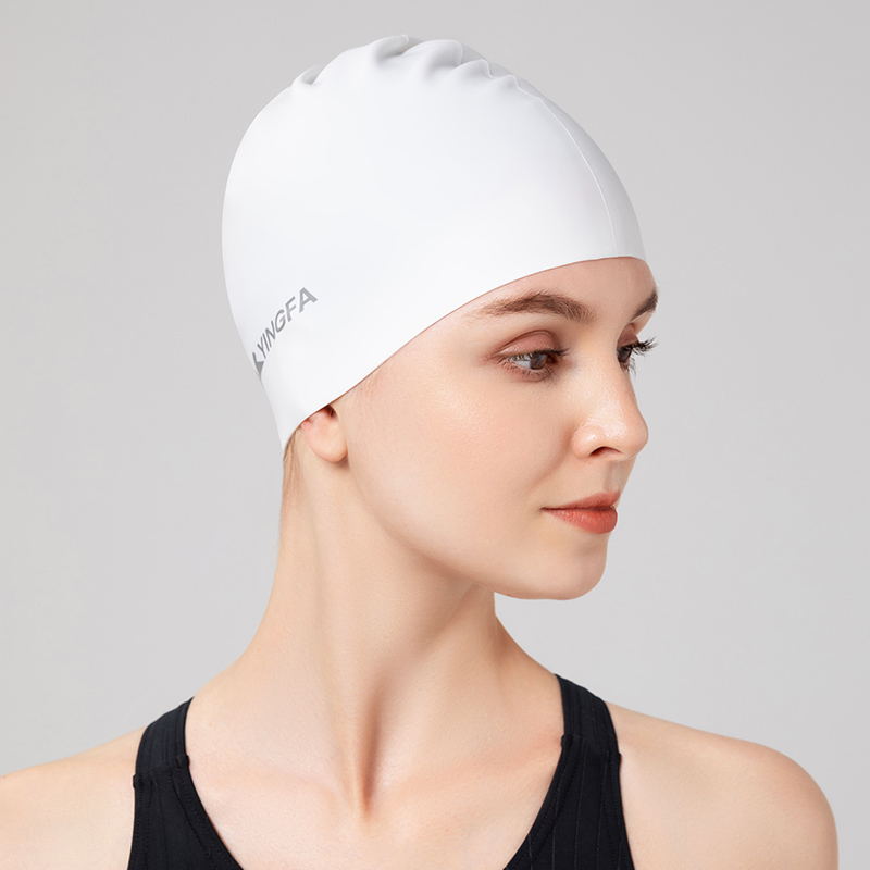 Yingfa Silicone Swim Cap for Adults – Ear Protection, Extra-Large, Stretchy & Comfortable