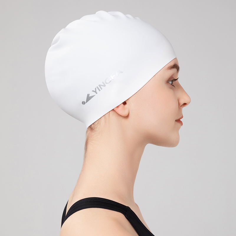 Yingfa Silicone Swim Cap for Adults – Ear Protection, Extra-Large, Stretchy & Comfortable