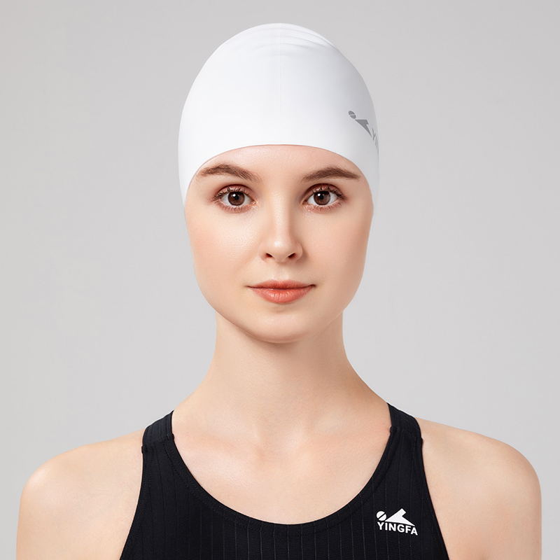 Yingfa Silicone Swim Cap for Adults – Ear Protection, Extra-Large, Stretchy & Comfortable